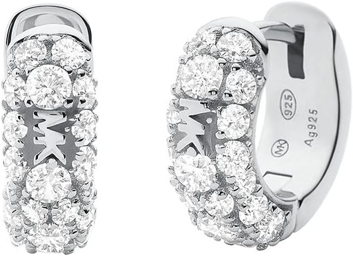 [1410545] Aretes con circonita cubica con logo