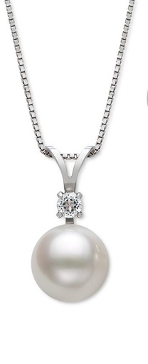 [1410621] Collar con colgante de perla