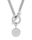 Collar charm inicial O con perlas