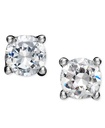 Aretes de cristales de imitación