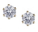 Aretes de piedra de vidrio