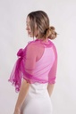 Pashmina de tul lisa
