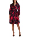 Vestido envasé de Jacquard estampado