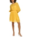 Vestido de gasa texturizada