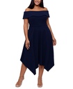 Vestido con dobladillo tipo pañuelo
