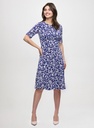Vestido midi floral manga corta Ayanna