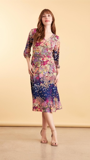 Vestido con escote en V Sloane