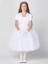 Vestido de tul con torera 