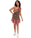Vestido asimétrico con volantes