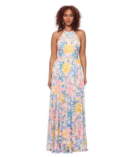 Vestido con estampado desgastado