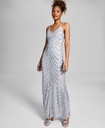 Vestido con tirantes y lentejuelas