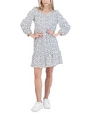 Vestido con estampado de lunares