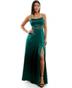 Vestido con apliques florales