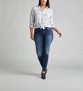 Jeans skinny de talle medio Suki