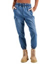 Joggers cargo de denim