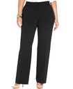 Pantalones de pierna recta curvy