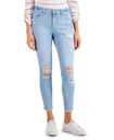 Jeans skinny con efecto desgastado