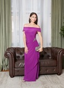 Vestido largo con hombros descubiertos