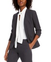 Blazer abierto sin cuello
