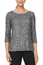 Blusa de noche con lentejuelas