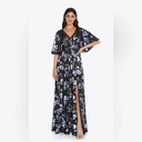Vestido maxi con mangas holgadas