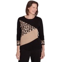 Blusa con bloques de color 