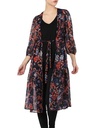 Kimono maxi estampado