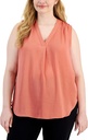 Blusa sin mangas y escote en V