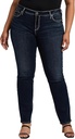 Jeans rectos de tiro medio Elyse