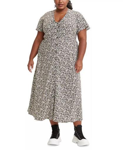 Vestido maxi floral Brooks 90S