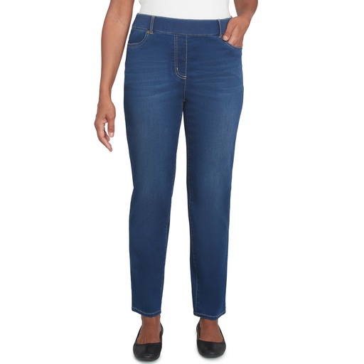 Jeans rectos pull-on