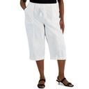 Pantalones capri de algodón Quinn