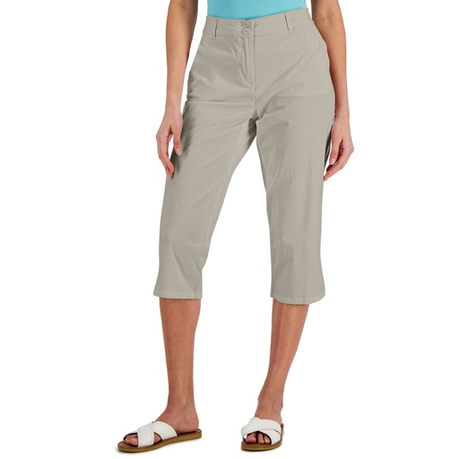 Capri de cintura cómoda