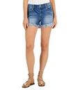 Short de mezclilla deshilachados
