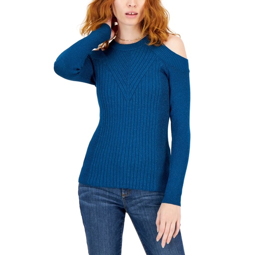 Blusa tejida metálica