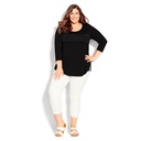 Blusa con bloques de tachuelas