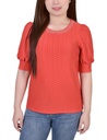 Blusa con diseño de panal