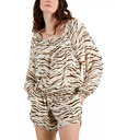 Blusa cuello cuadrado con volantes