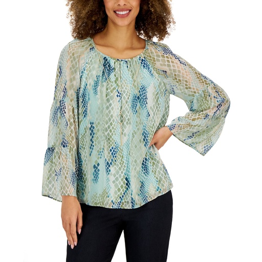 Blusa de puños acampanados Jade