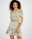 Blusa crop de hombros descubiertos