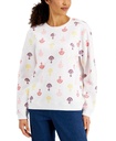 Sueter estampado polar blanco