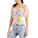Blusa fruncida en la parte delantera