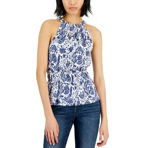 Blusa escote halter alto