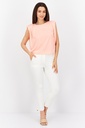 Blusa con hombros fruncidos