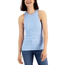 Blusa fruncida sin mangas