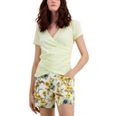 Blusa sin mangas traslapada