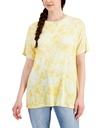 Tshirt estampada con cuello redondo