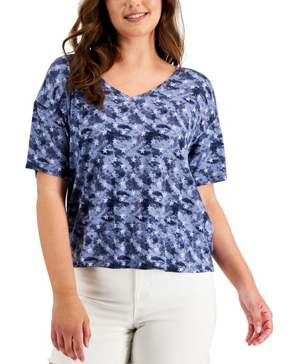 Tshirt  con cuello en v