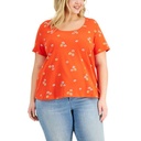 Blusa con cuello redondo