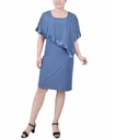 Vestido formal con sobrepuesto